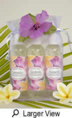 maui massage oil gift bag from hawaii 3 oils included